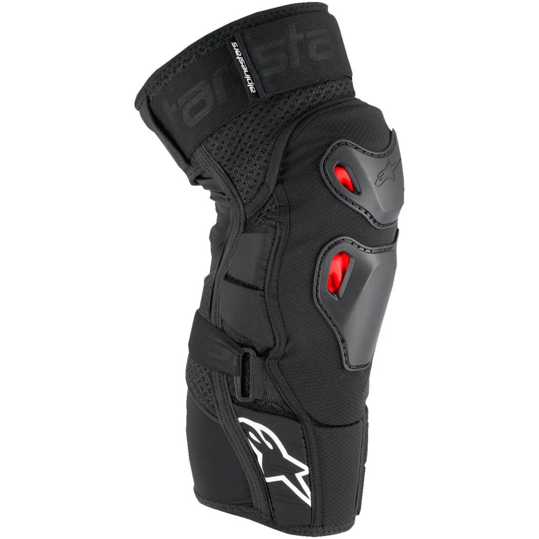 Knäskydd Bionic Pro Plasma Svart/röd/vit ALPINESTARS Small/Medium