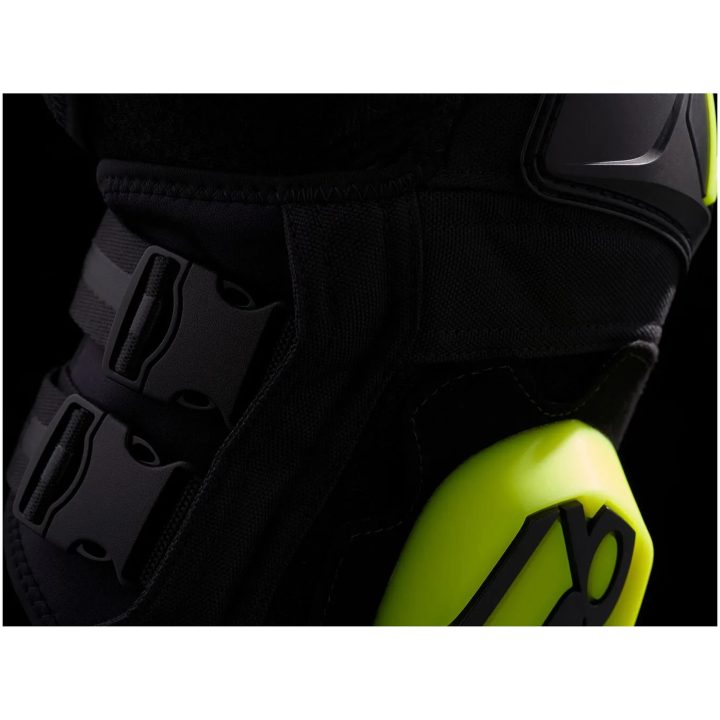 Knäskydd Cloverleaf 2 Svart/Hi-Vis Gul ICON Small-XL – bild 4