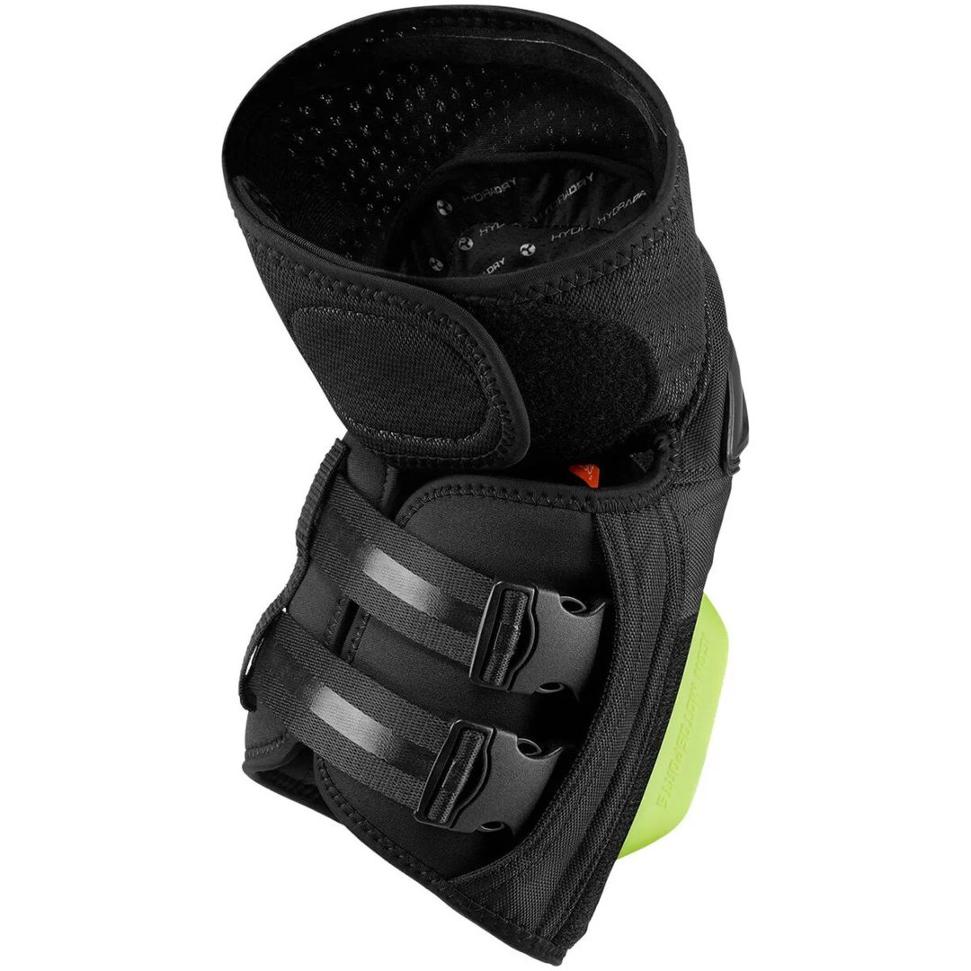 Knäskydd Cloverleaf 2 Svart/Hi-Vis Gul ICON Small-XL – bild 3