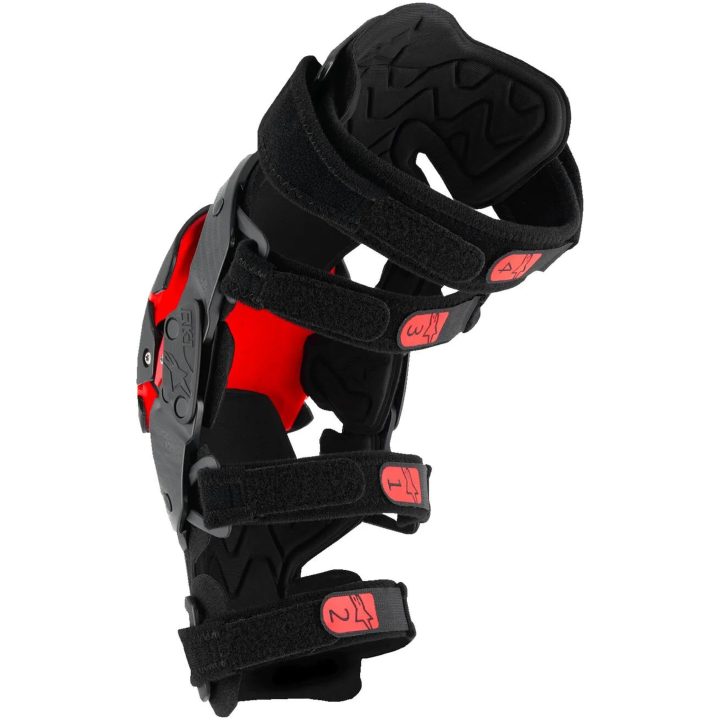 Knäskydd Rk-1 Plasma Svart/röd ALPINESTARS Small/Medium – bild 2