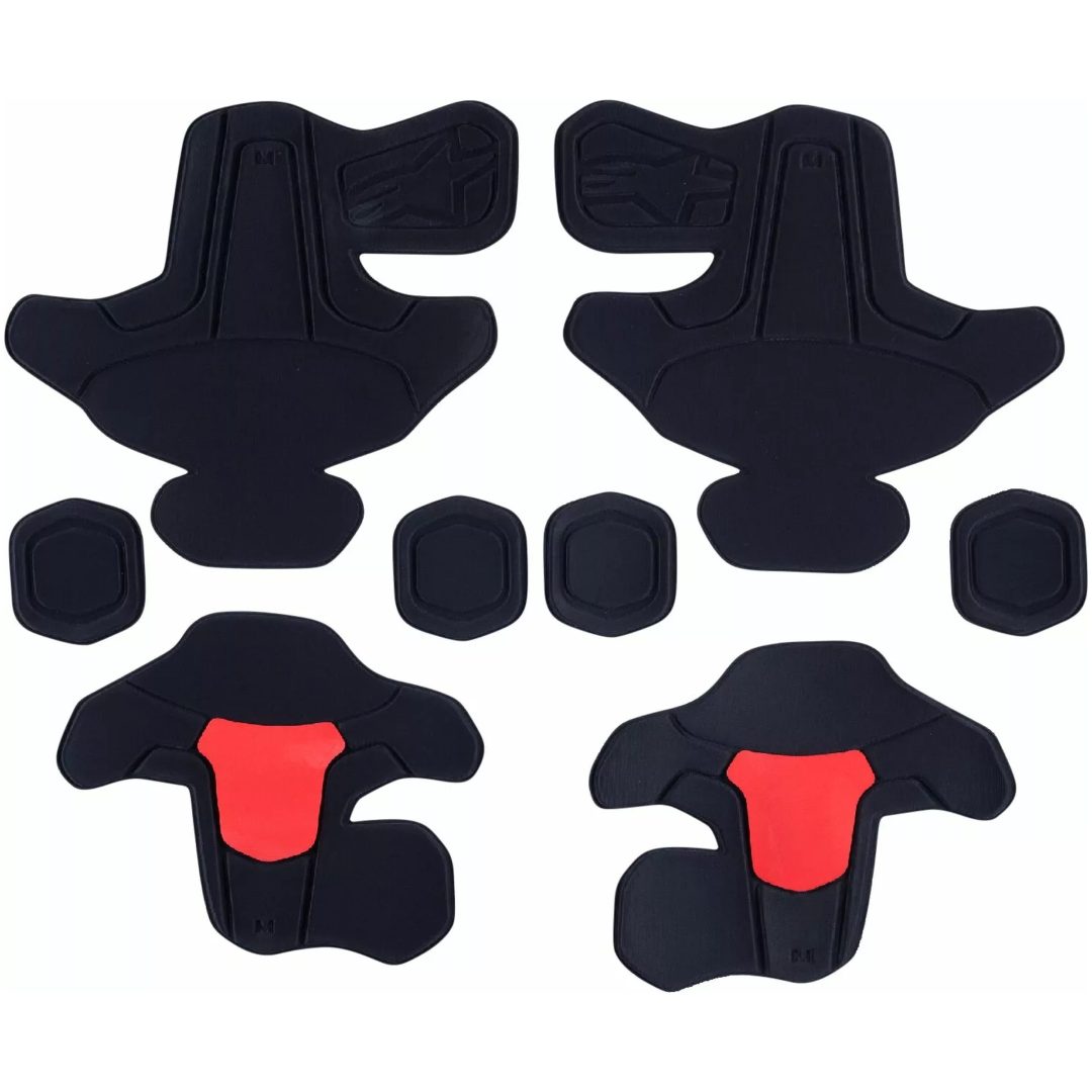 Knäskydd Rk-7 Plasma Svart/röd ALPINESTARS Small