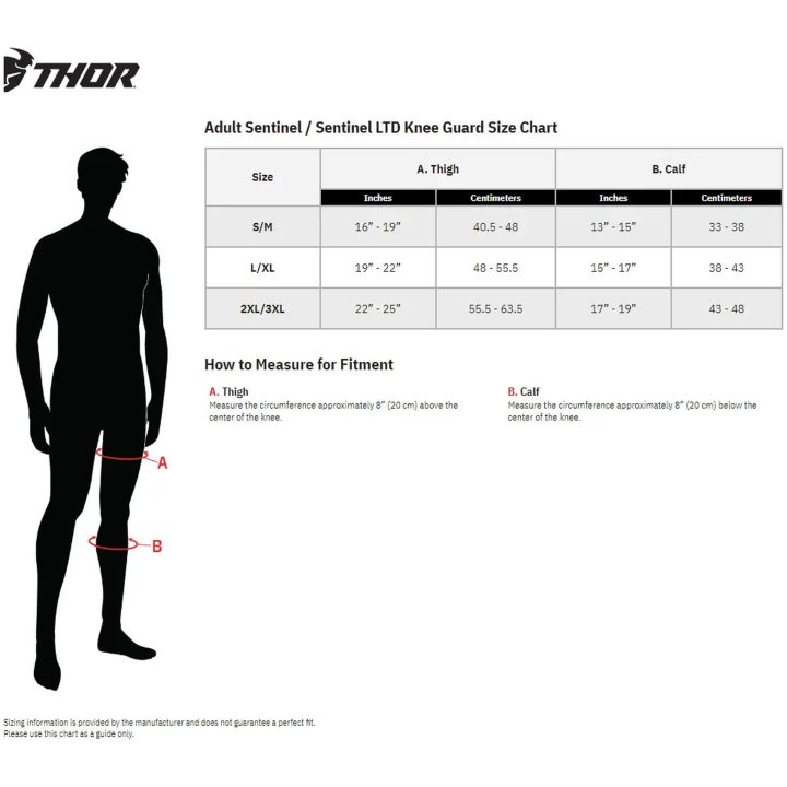 Knäskydd Sentinel Svart THOR Small/Medium – bild 6