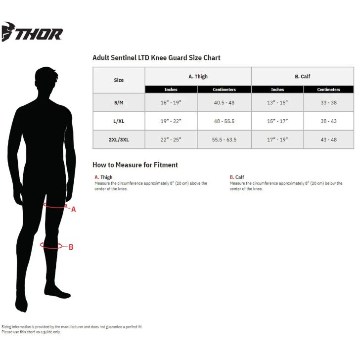 Knäskydd Sentinel Vit THOR Large/XL – bild 2