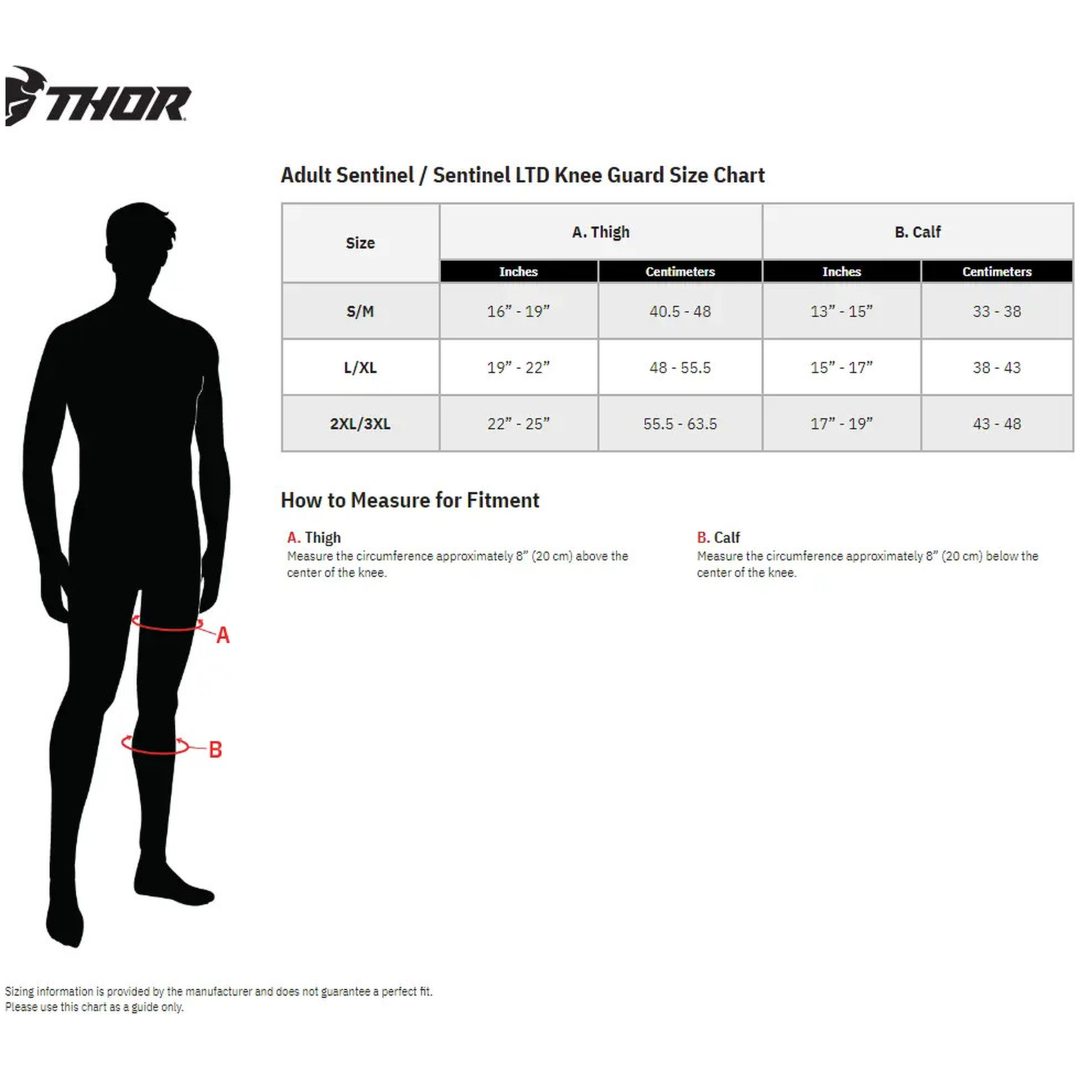 Knäskydd Sentinel Vit THOR Large/XL – bild 6