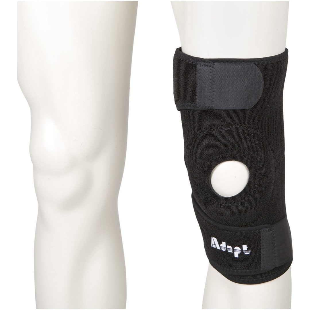 Knäskydd Support Open Patella Svart ADAPT KNÄSKYDD KNEE SUPPORT OPEN PAT
