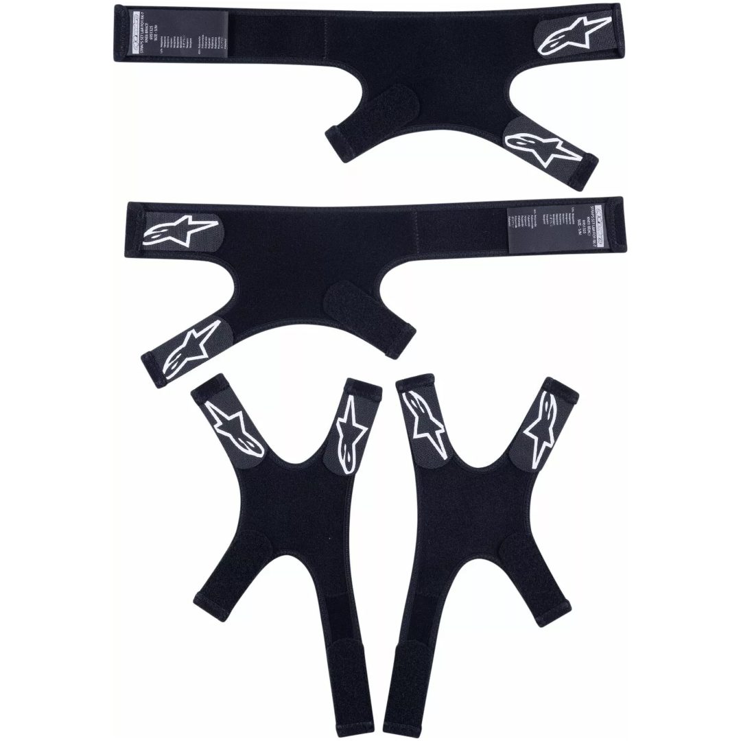 Knäskyddsremmar Rk-7 Plasma Svart ALPINESTARS Small/Medium