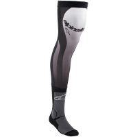 Knäskyddsstrumpor Svart Grå ALPINESTARS(MX)