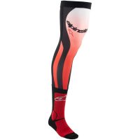 Knäskyddsstrumpor Svart Röd ALPINESTARS(MX)