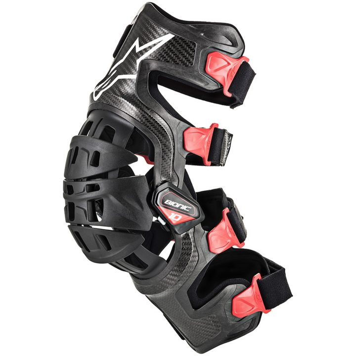 Knästöd Bionic 10 Carbon Vänster Svart Alpinestars Large – bild 3