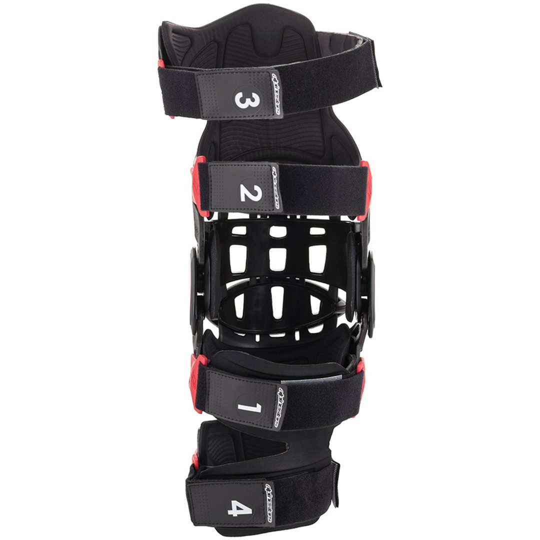 Knästöd Bionic 10 Carbon Vänster Svart Alpinestars Large – bild 4