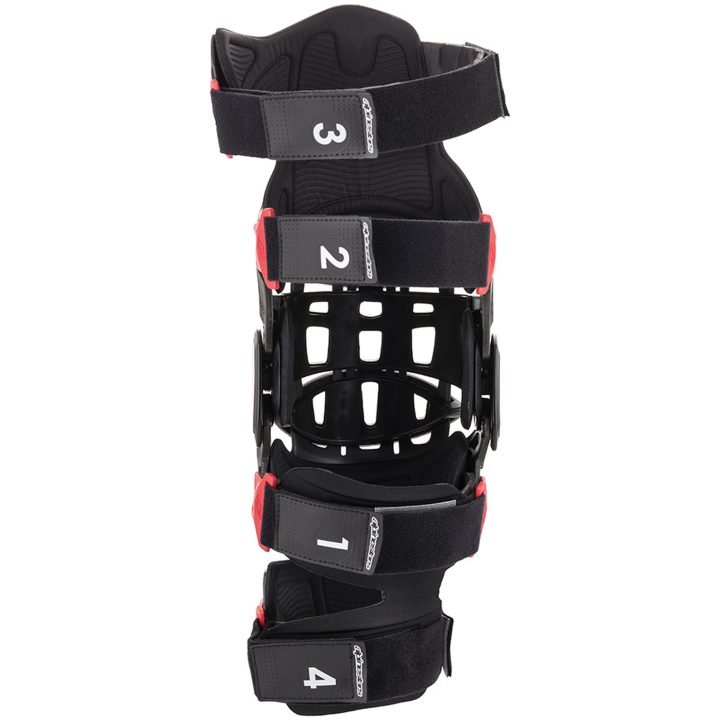 Knästöd Bionic 10 Carbon Vänster Svart Alpinestars Large – bild 4