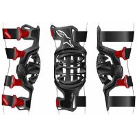 Knästöd Bionic 10 Carbon Vänster Svart Alpinestars