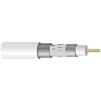 Koaxialkabel RG-6T A/LSNH Dca (1,0/4,6) tr-skärm vit Televes