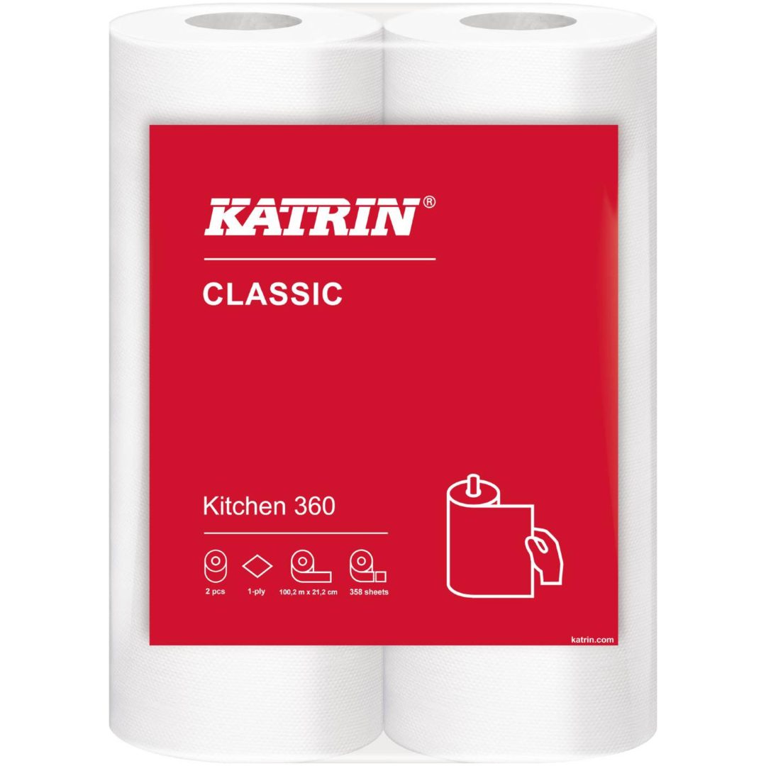 Köksrulle Vit KATRIN KÖKSPAPPER CLASSIC 360