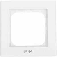 Kombinationsram Optima, 1-fack, Med text IP44 MALMBERGS