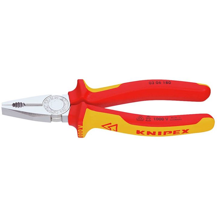 Kombinationstång 1000-volt 0306 KNIPEX KOMBINATIONSTÅNG 0306- 180 IEC – bild 2