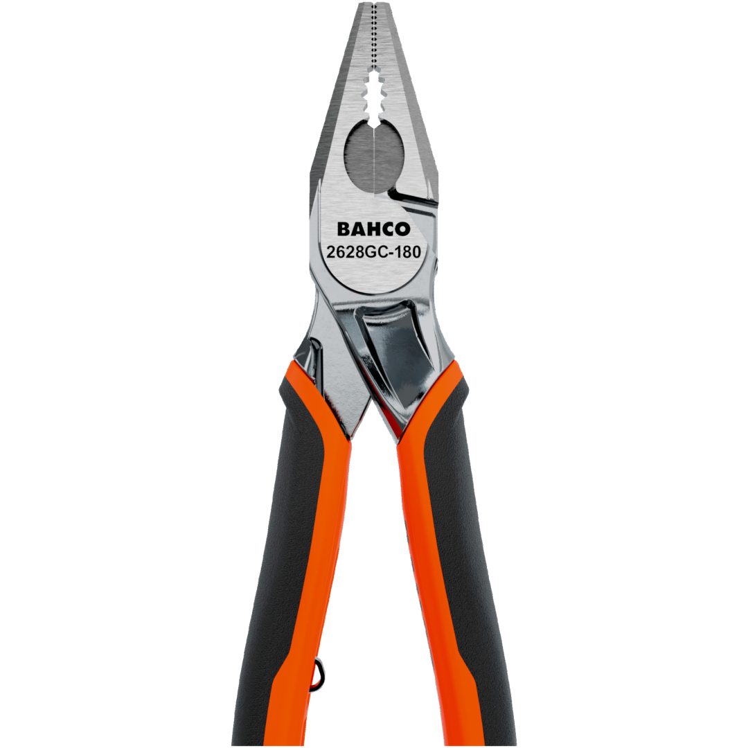 Kombinationstång ERGO 180 mm Förkromad Industripack Tvåkomponentshandtag BAHCO Kombinationstång 180 mm – bild 4