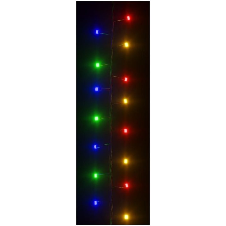 Kompakt ljusslinga med 1000 LED flerfärgad PVC vidaXL 25 m – bild 5