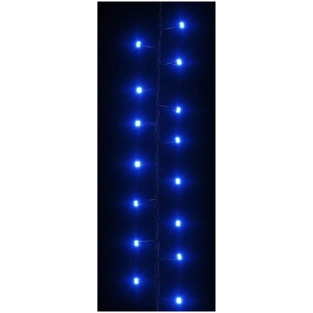 Kompakt ljusslinga med 2000 LED blå PVC vidaXL 45 m – bild 5