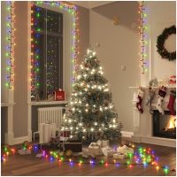Kompakt ljusslinga med 2000 LED flerfärgad 45 m PVC vidaXL