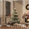 Kompakt ljusslinga med 2000 LED kallvit 45 m PVC vidaXL 45 m – miniatyr 1