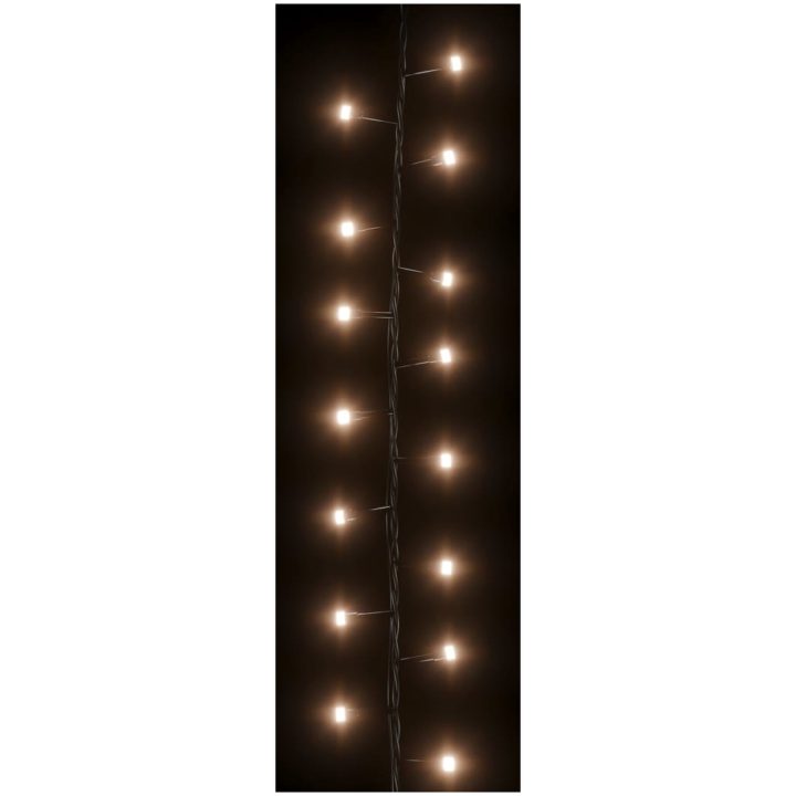 Kompakt ljusslinga med 2000 LED kompakt varmvit PVC vidaXL 45 m – bild 5