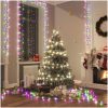 Kompakt ljusslinga med 3000 LED flerfärgad pastell 65 m PVC vidaXL 65 m – miniatyr 1