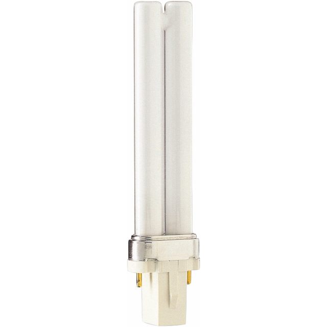 Kompaktlysrör (PL-lampor), 1-rörs, 7W, G23, Ph Philips