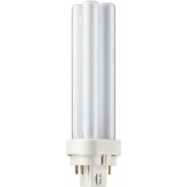 Kompaktlysrör (PL-lampor), 6-rörs, 13W, G24q-1, Ph Philips