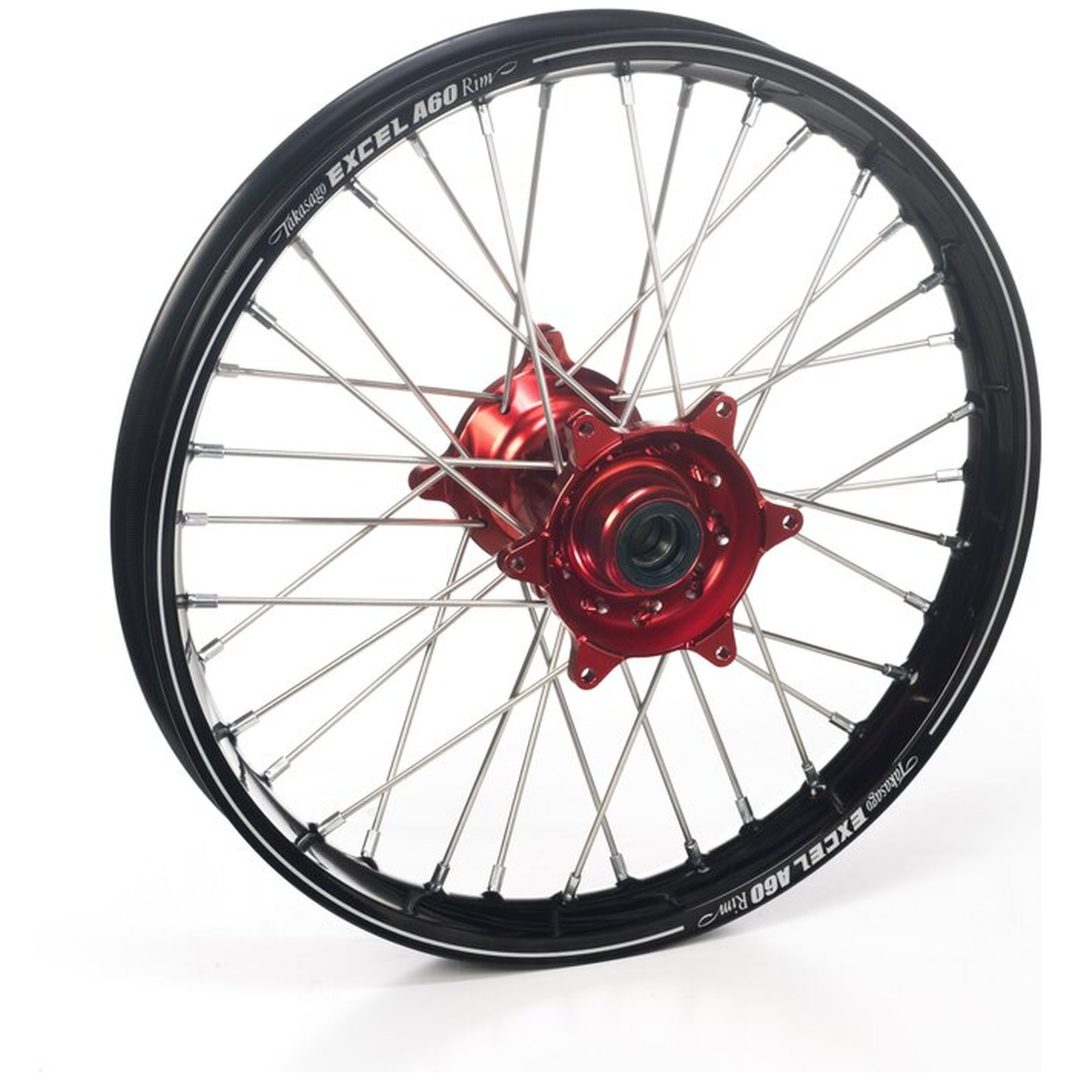 Komplett Bakhjul Röd/Silver/Svart HAAN WHEELS