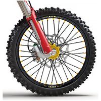 Komplett Framhjul Svart/Guld HAAN WHEELS