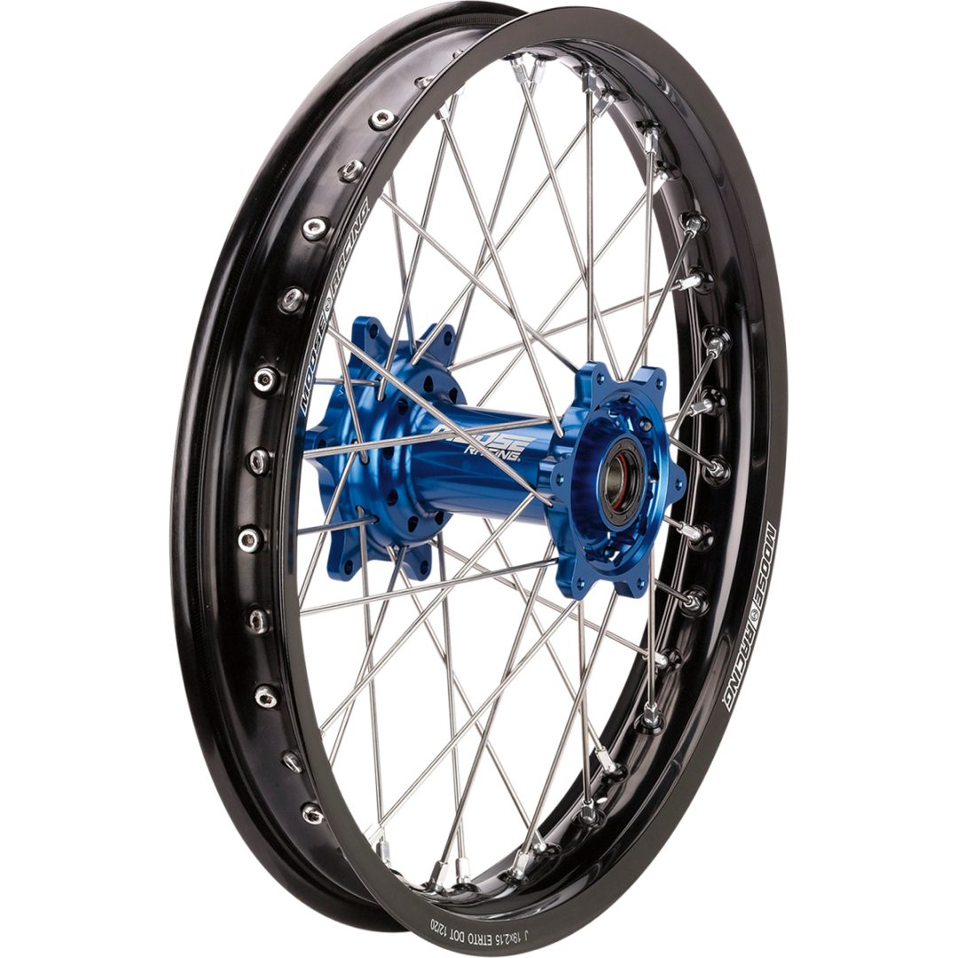 Komplett Hjul Sx-1 Anodiserad Svart/blå MOOSE RACING