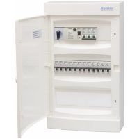 Komplett normcentral i plast, 3x12 moduler MALMBERGS