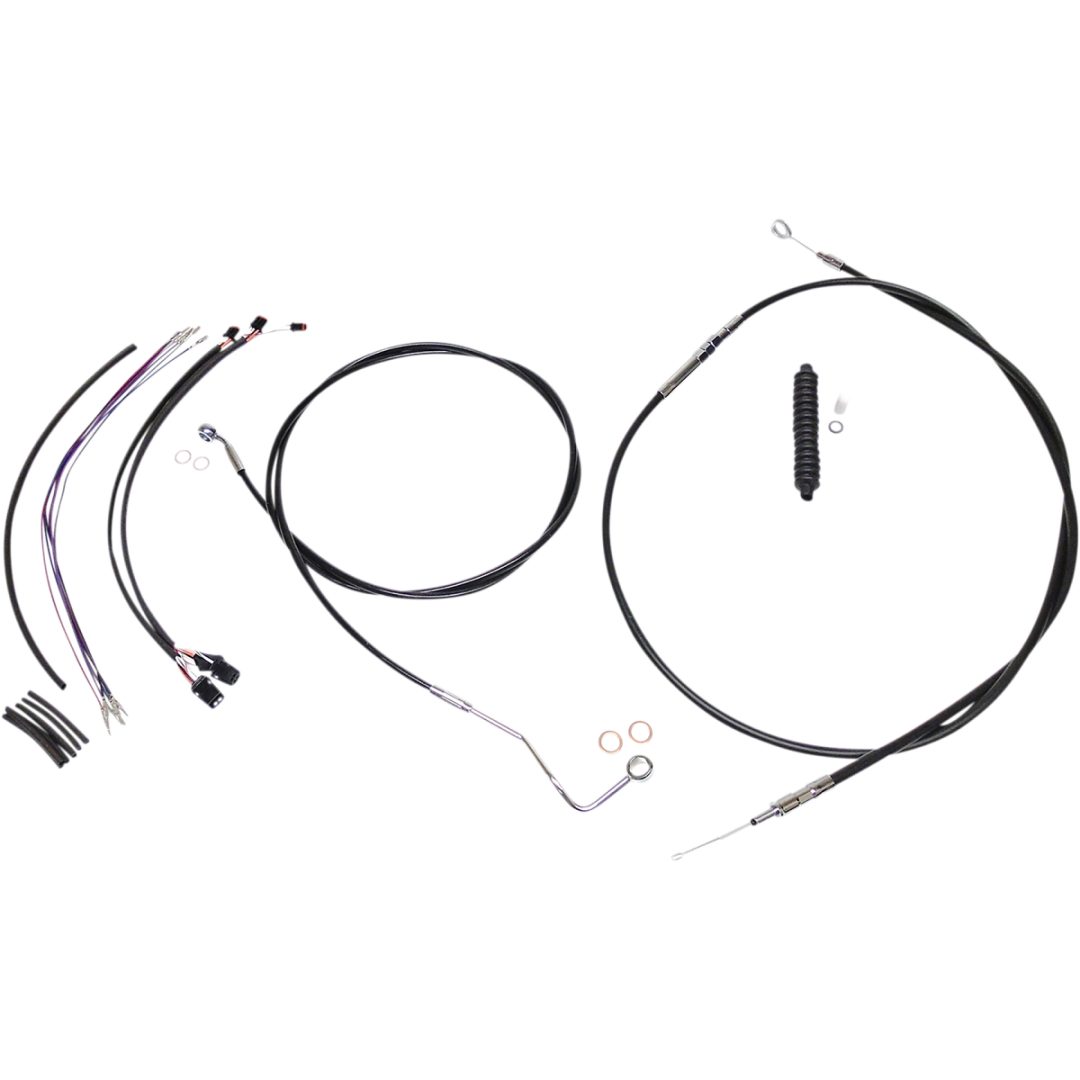 Komplett Vajerkit XR MAGNUM SHIELDING Svart/Krom