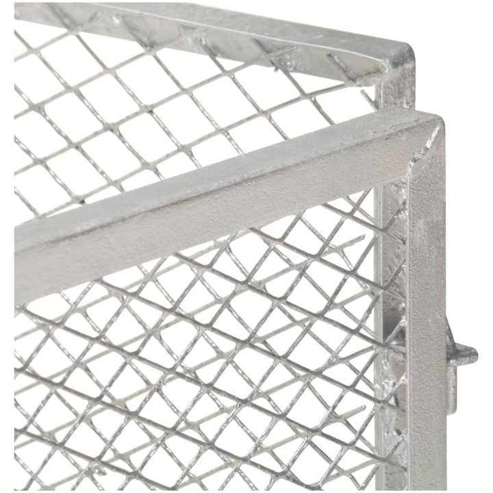 Kompost galvaniserat järn vidaXL 85 x 85 x 70 cm – bild 2