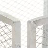Kompost galvaniserat järn vidaXL 85 x 85 x 70 cm – miniatyr 3