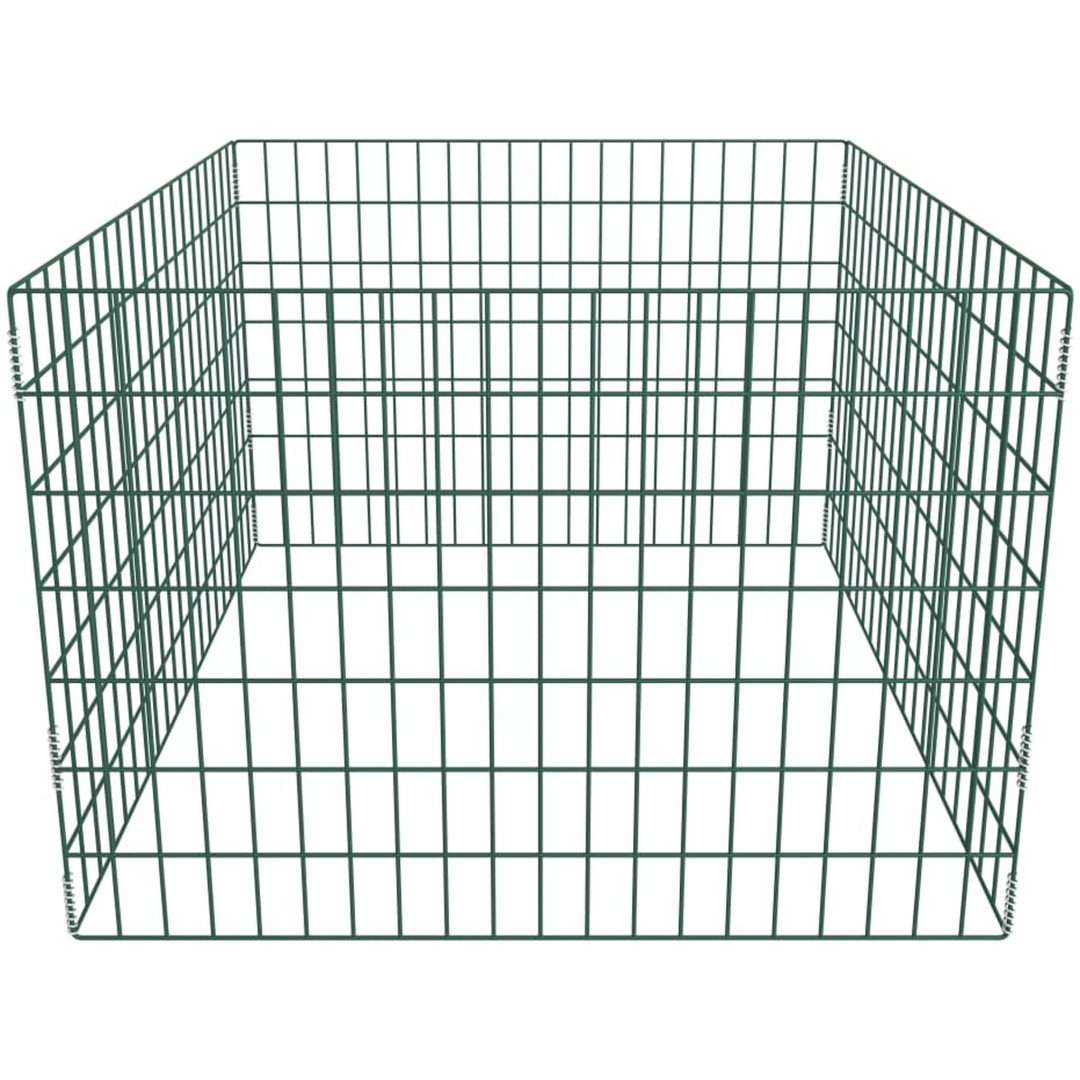 Kompostgaller kvadrat 100 x 100 x 70 cm vidaXL – bild 2