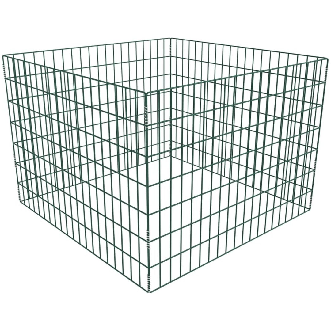 Kompostgaller kvadrat 100 x 100 x 70 cm vidaXL