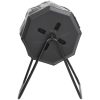Kompostlåda för trädgården svart 73x64x95 cm 160 L vidaXL – miniatyr 3