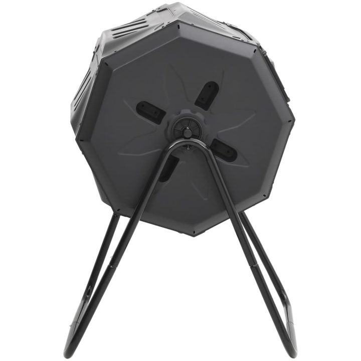 Kompostlåda för trädgården svart 73x64x95 cm 160 L vidaXL – bild 3