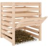 Kompostlåda massiv furu vidaXL 63.5 x 63.5 x 77.5 cm – miniatyr 4