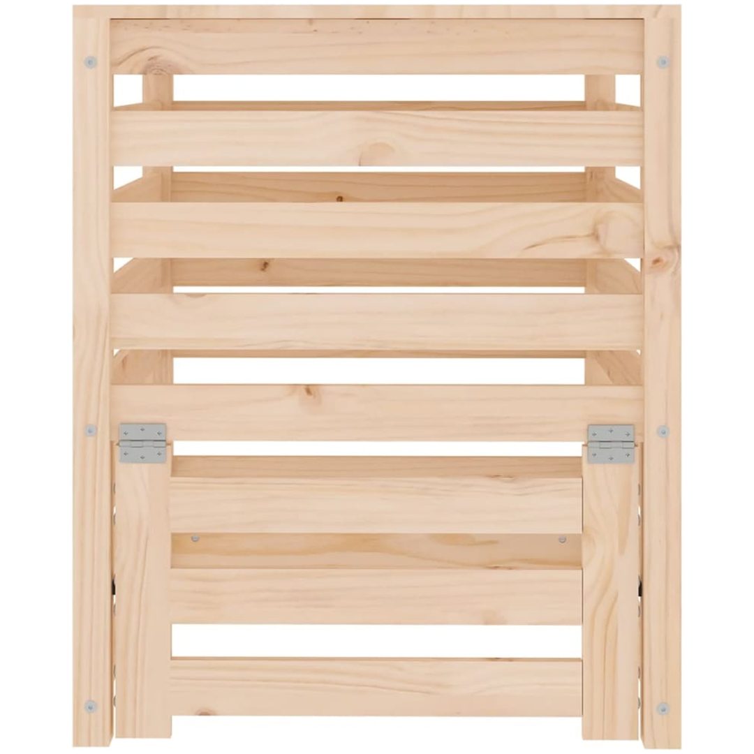 Kompostlåda massiv furu vidaXL 63.5 x 63.5 x 77.5 cm – bild 5
