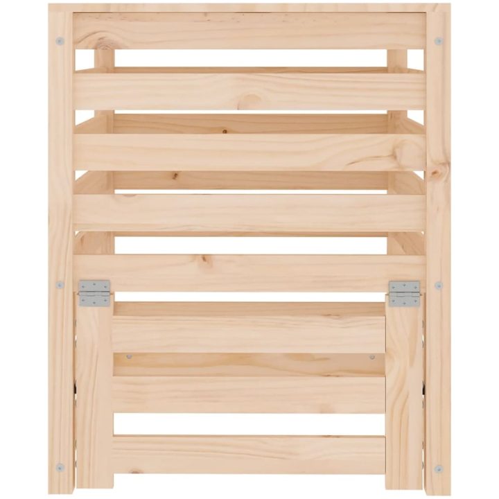 Kompostlåda massiv furu vidaXL 63.5 x 63.5 x 77.5 cm – bild 5