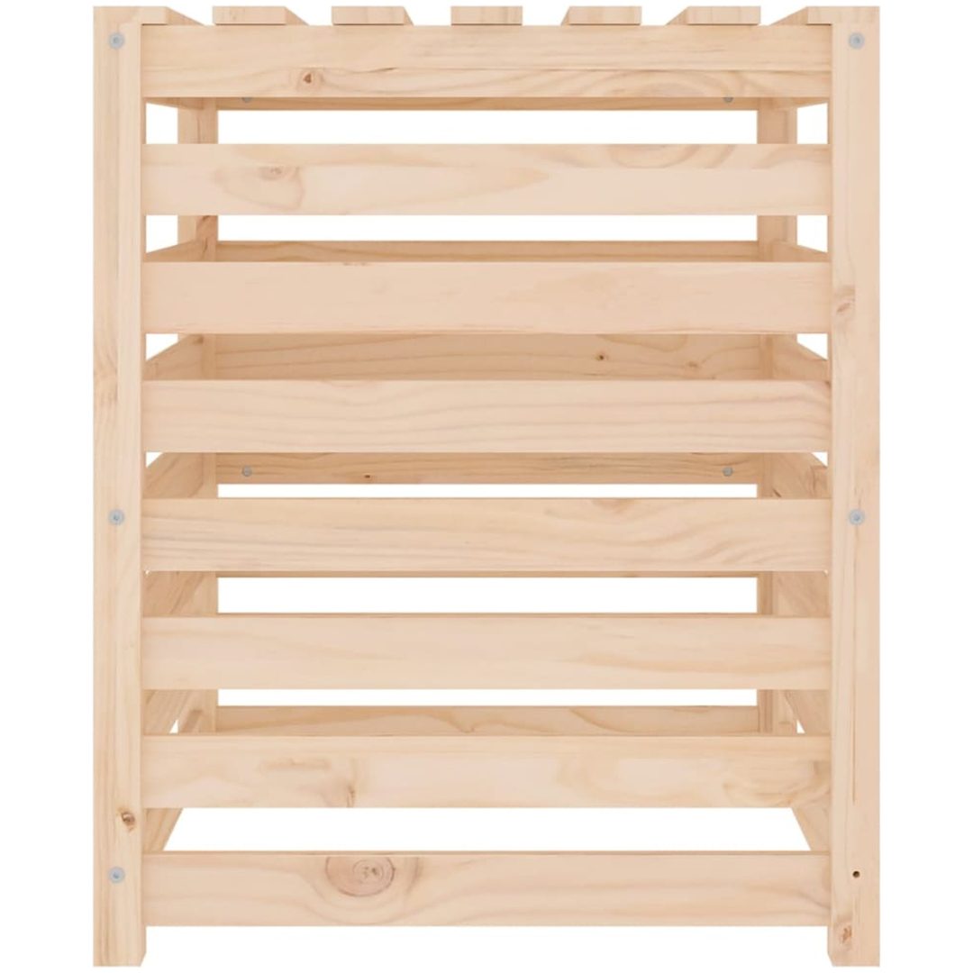Kompostlåda massiv furu vidaXL 63.5 x 63.5 x 77.5 cm – bild 7