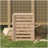 Kompostlåda massiv furu vidaXL 63.5 x 63.5 x 77.5 cm – miniatyr 1