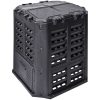 Kompostlåda svart 68,9x68,9x83,9 cm 360 L vidaXL – miniatyr 2