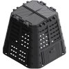 Kompostlåda svart 93,3x93,3x80 cm 480 L vidaXL – miniatyr 2