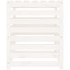 Kompostlåda vit massiv furu vidaXL 63.5 x 63.5 x 77.5 cm – miniatyr 7
