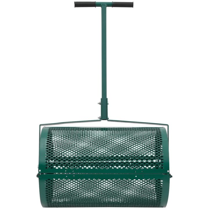 Kompostspridare grön ⌀40x60 cm stål vidaXL – bild 2