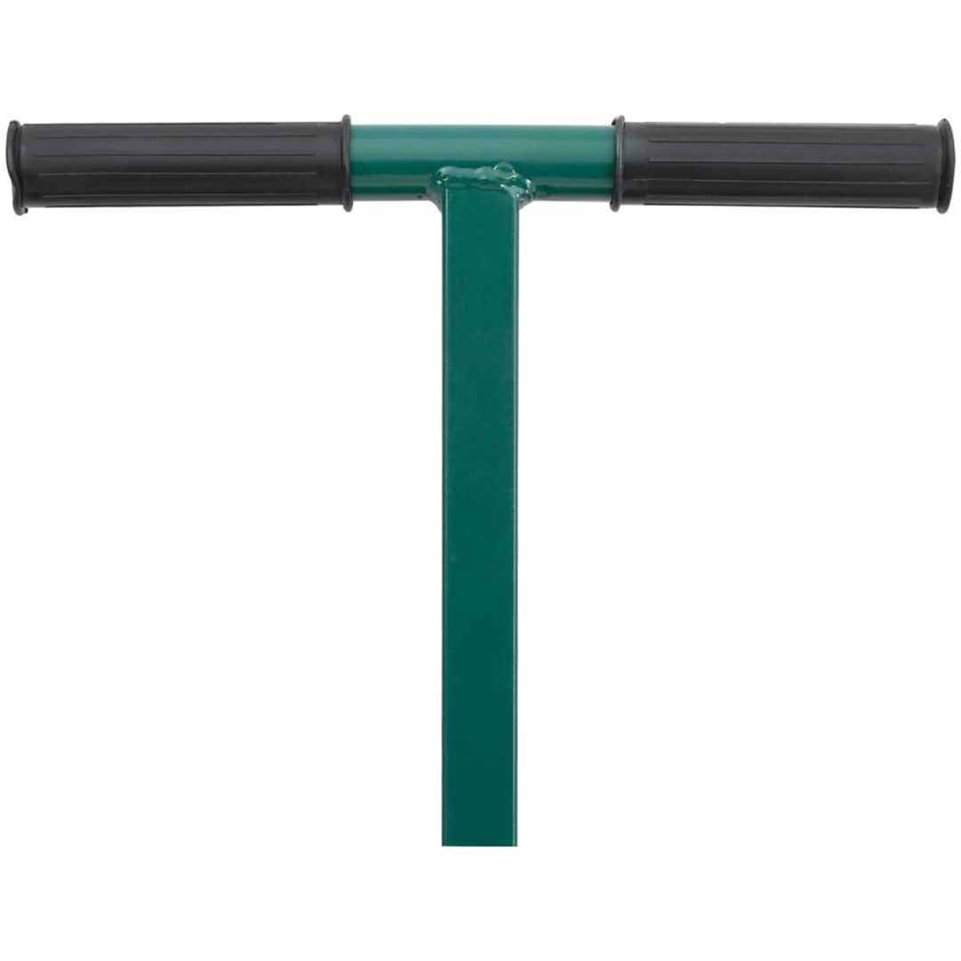 Kompostspridare grön ⌀40x60 cm stål vidaXL – bild 5